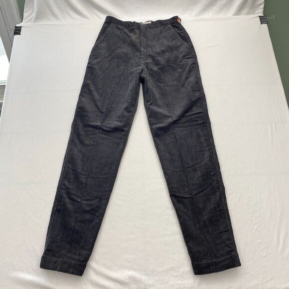 VTG Gap Corduroy Pants Gray Cotton Blend High Rise 80s Womens 13/14 - Picture 1 of 11